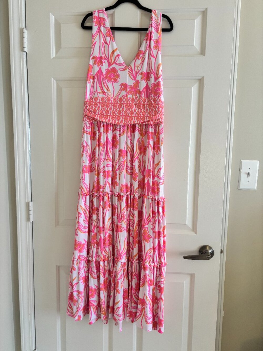 Lovely Long Stems print Lilly Pulitzer midi dress